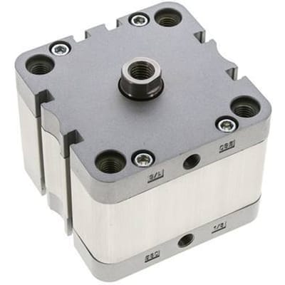 ISO 21287 Compacte Dubbelwerkende Cilinder 80-20mm - Magnetisch