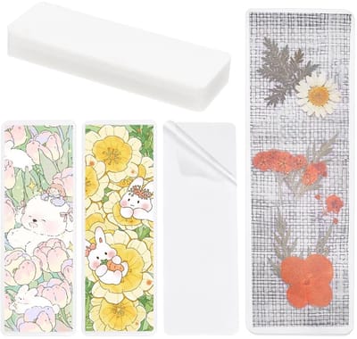 Dailygoods - 200 Transparante Boekenleggers - Lamineerzakken voor Creatieve Bladwijzers