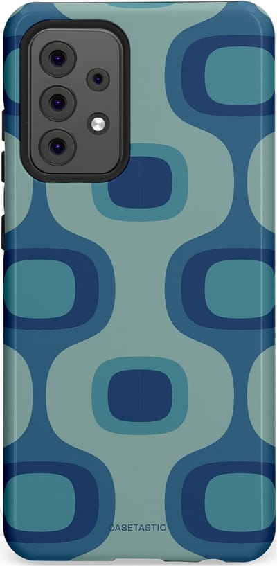 Casetastic Hoesje Geschikt voor Samsung A52 (4G/5G/s) - Stijlvolle Beschermende Duo-layer Case - Vintage Flow