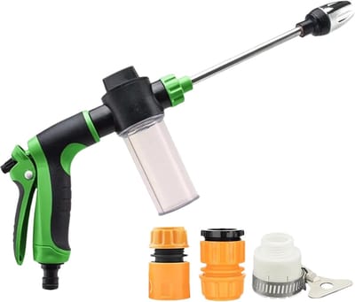 Hogedrukreiniger - Reinigingsmachine Sproeier - Buiten Reinigen - 360 Graden Draaibaar - 260 g - Grijs
