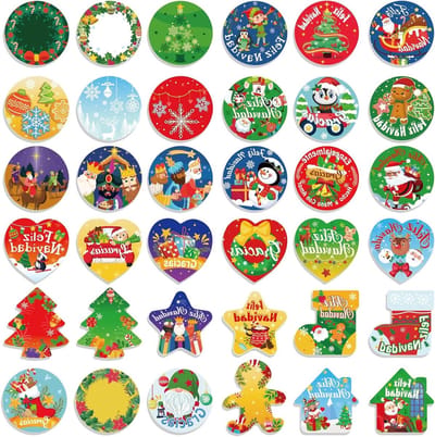 Dailygoods- Stickers 360 Stuks - Stickerboek - Stickervellen - Stickers Volwassenen - Stickers Kinderen - Stickerverwijderaar - Kerststickers