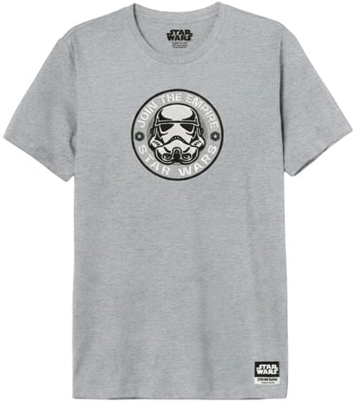 Star Wars - Disney T-shirt - Stormtrooper - Join The Empire - S tot XXL - voor Mannen - grijs