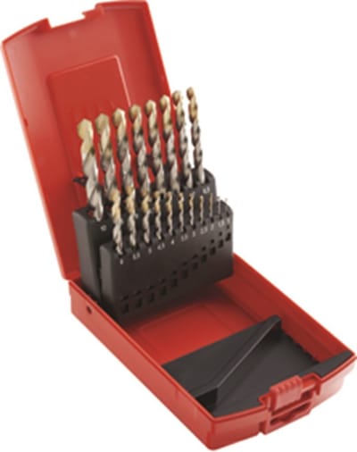 Dormer A095201 19-delige HSS-TiN Borenset - Cilindrisch - 1-10mm