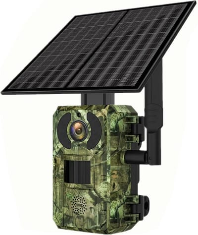 Draadloze Wildlife Camera met Nachtzicht en 4G Simkaart - Waterdicht voor Jacht en Observatie
