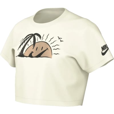 T-shirt Korte Mouw Nike Sun Swoosh Crop