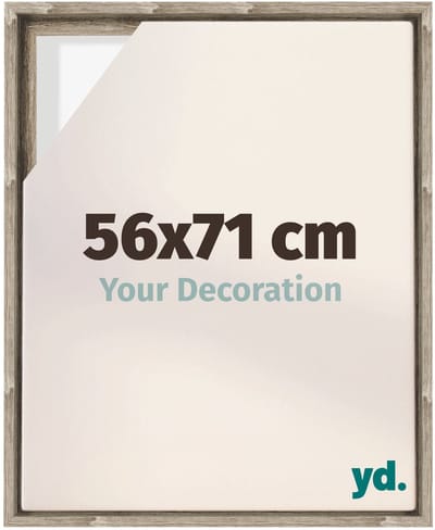 Your Decoration - Baklijst 56x71 cm - Sonoma Eiken - Baklijst voor Canvas - MDF - Lyon