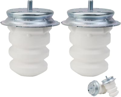 Set van 2 rubberen stopbuffers voor bladveren, demping, veerreizen limiter en schokabsorptie