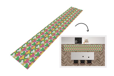 Keukenloper 300x50 cm - Keukenmat vinyl Hart - Retro - Patronen - Keukenmatten loper - Keuken vloerkleed tapijt
