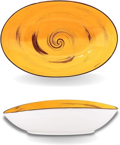 Wilmax Ovale Porseleinen Kom - 30 x 19,5 cm