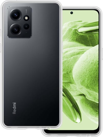 Hoesje Geschikt voor Xiaomi Redmi Note 12 4G - Sterk & Shockproof - Hoes Cover - Siliconen Case - Transparant