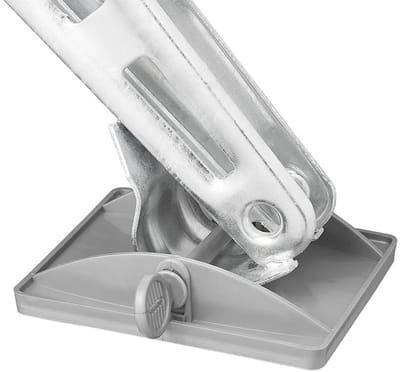 Onderlegschijven Grijs met Kunstof pen Set 4 stuks
