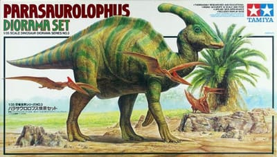 Tamiya Modelbouwpakket Diorama - 60103 Parasaurolophus - Diorama Set Series NO.3 Plastic - 1:35 - Modelbouw