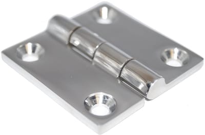 Scharnier van roestvrij staal 1 stuk, deurscharnier 50 x 50 x 4 mm, beslag, bootscharnier van A4 V4A- AISI 316 - NIRO, Nirosta