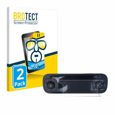 BROTECT - Screenprotector voor Fiat Panda 2019 - Folie Beschermfolie transparant 2 Stuks