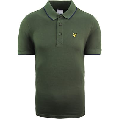 Lyle & Scott Golf Tipped Heren Groen Poloshirt