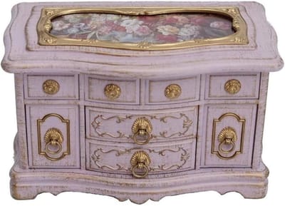 Sieradendoos Muziek - Juwelenkistje Ballerina - Sieraden Opbergen - 3 Lagen Vakken - 22 x 14 cm - Meerdere Kleuren