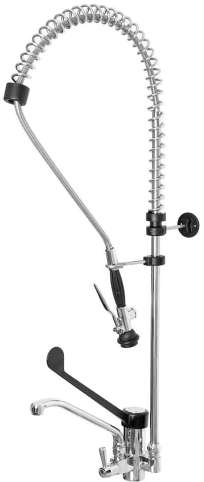 HENDI Spoelkraan rvs - draaibare uitloop en krachtige spoelstraal - 106 cm - zilver - bar/keuken
