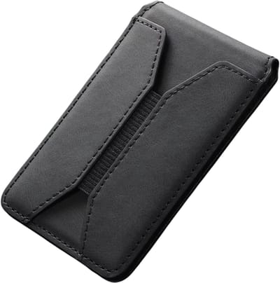 Magnetische Telefoonhoes met Kaartvak en Stand – Lederen Portemonnee Hoes geschikt voor iPhone, Magsafe Compatible, Bescherming en Pocket Cover - Zwart