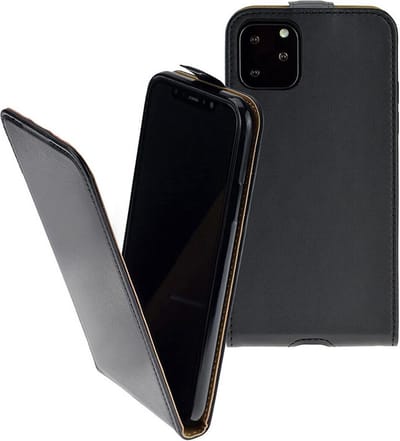 Samsung Galaxy S20 Ultra Hoesje - PU Leder Flip Case Hoesje Zwart