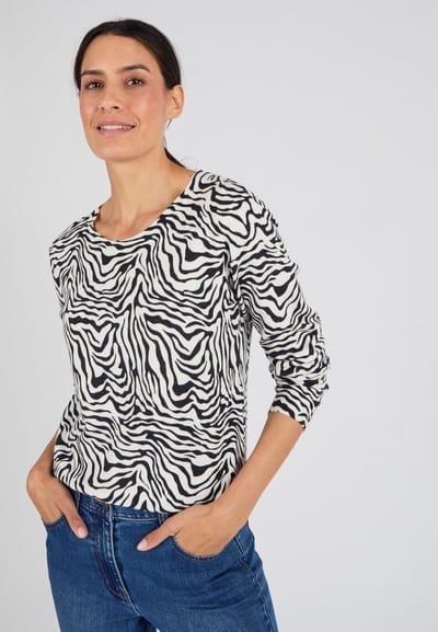 Damart - Fijn gebreide trui - Dames - Zwart - XS