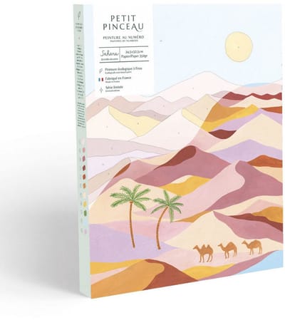 La Petite Epicerie Painting by Number Kit “SAHARA" 350g H33xW25.5xL3.5cm genummerde schilderijenset | Creatieve | Hobbyset | kinderen en volwassenen | beginnersvriendelijk