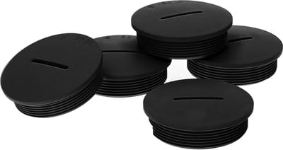 M20 Blinde Stelpluggen Set Kunststof Rond Zwart IP65 Stof- en Waterdicht Elektrische Behuizingen
