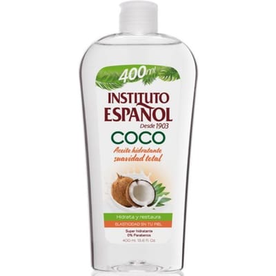 Huile - Instituto Español - Coco - 400 ml - Hydratant - Tous types de peau blanc