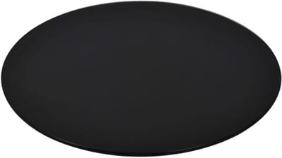 Tafelblad Gehard Glas - Rond Glasblad - Tafel Reparatie - Krasbestendig Oppervlak - 30-90 cm Diameter - Zwart
