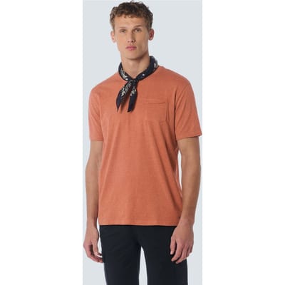 No Excess T-shirt Crewneck Multi Coloured Melange Melon Maat: XL | Basic T-Shirts Outlet | Heren | Oranje