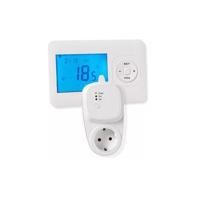 Draadloze programmeerbare thermostaat RF-OPTIMA inclusief PLUG in ontvanger-Penaarde (BE)