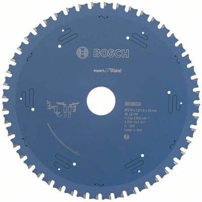 Bosch Accessories Expert for Steel 2608643057 Cirkelzaagblad 210 x 30 x 1.6 mm Aantal tanden: 48 1 stuk(s)