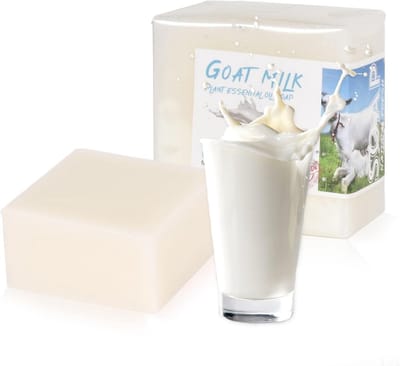 Natuurlijke Geitenmelk Zeep 100 g, Handgemaakt, Geschikt voor Huid, Haar en Lichaam, 2 Stuks, Ideaal voor Bad en Douche