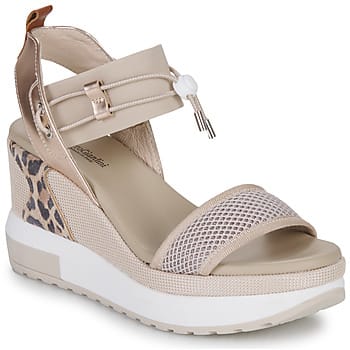 Sandalen Nerogiardini T.At1610 T.Brill Elastico Beige Chiar Armenia Co - Fashion Wear - Vrouwen