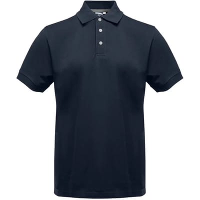 Polo met contrasterende knopen Pen Duick