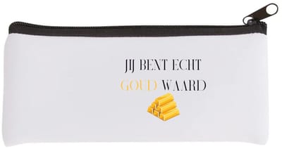 Akyol - jij bent echt goud waard Etui - Collega - cadeau collega - cadeau - bedankt cadeau collega - 20 bij 9 cm