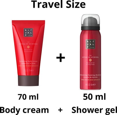 Rituals of Ayurveda - Duo Set Travel Size Shower Gel 50 ml + Body Cream 70 ml