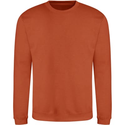 Vegan Sweater met lange mouwen 'Just Hoods' Burnt Orange - S