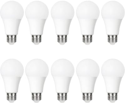 10 Pack - E27 Day/Night Auto Sensor LED Lamp, 5000K, 4,8W, 470 Lumen, non dimmable