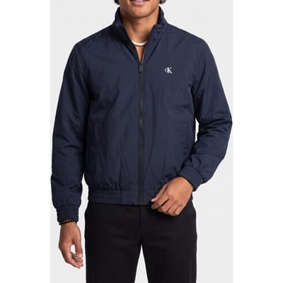 Calvin Klein Long Sleeve Ripstop Padded Harrington Dark Sapphire Taglia: M | Bomber Outlet | Uomo | Blu