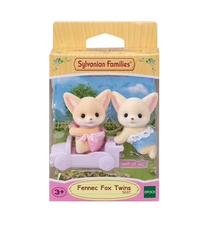 Sylvanian Families 5697 tweeling woestijn vos-fluweelzachte speelfiguren