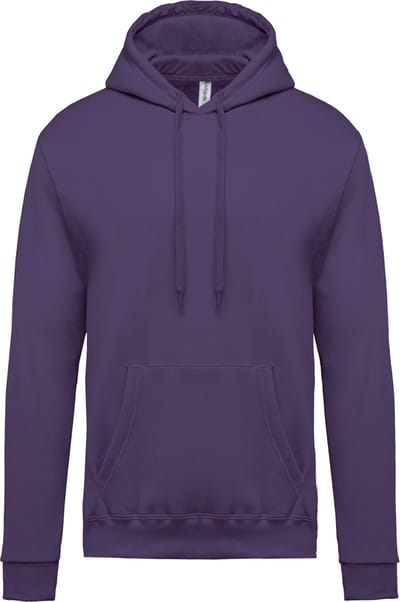 Kariban Herensweater met capuchon K476 - purple - S