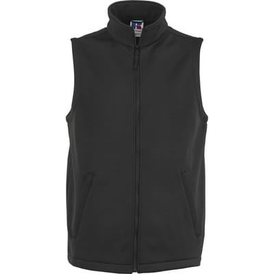 Russell Heren Smart Softshell Gilet Jacket (Zwart)