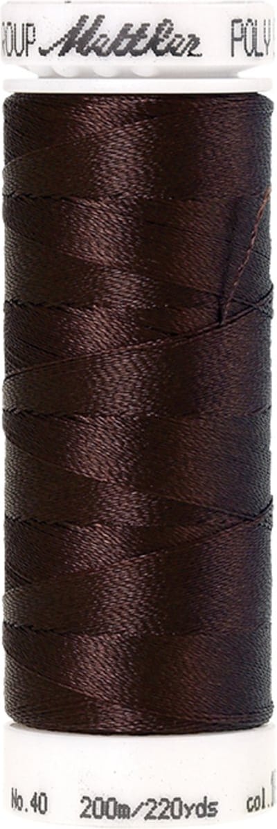 Mettler borduurgaren - Bruin - Nr 1876 - Polysheen - 200 meter
