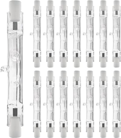 Modee R7s Halogeenlamp 78mm - 100W 900lm 230V - Staaflamp - Warm Wit Licht - Dimbaar - 15 Halogeenlampen