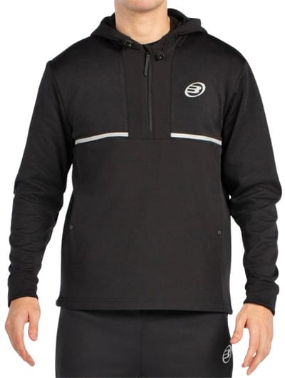 Bullpadel Buzas Sweatshirt Heren Zwart – Sportieve Padel Trui – Comfortabel, Warm & Ademend