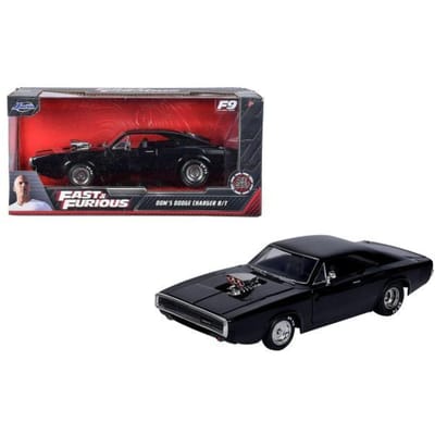 Fast & Furious and Furious 1:24 Dom's 1970 Dodge Charger Auto's op schaal