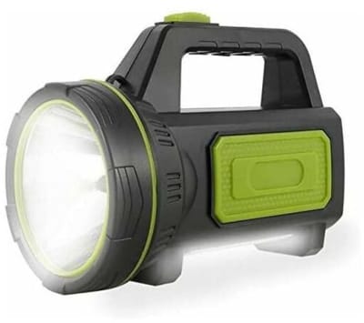 GELLDG LED-zoeklicht - Draagbare lantaarn - USB-oplaadbare LED-zaklamp - Krachtige buitenkampeer- en jachtlamp - Draagbare schijnwerper - Werklamp - Geschikt voor noodgevallen binnen en buiten
