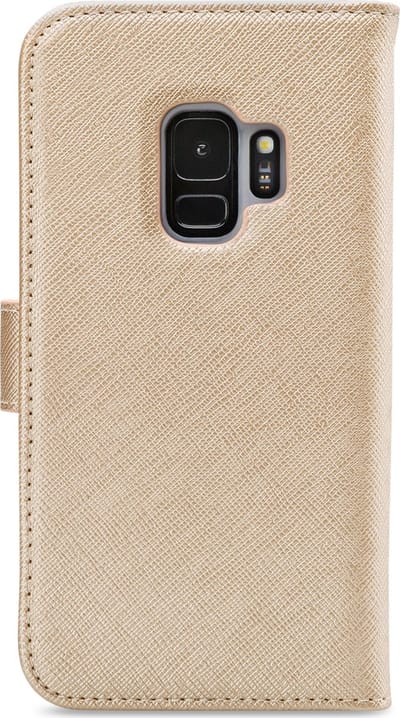 My Style Telefoonhoesje geschikt voor Samsung Galaxy S9 Hoesje | My Style Flex Wallet Bookcase Portemonnee | Pasjeshouder voor 3 Pasjes | Telefoonhoesje voor Pinpas / OV Kaart / Rijbewijs - Goud