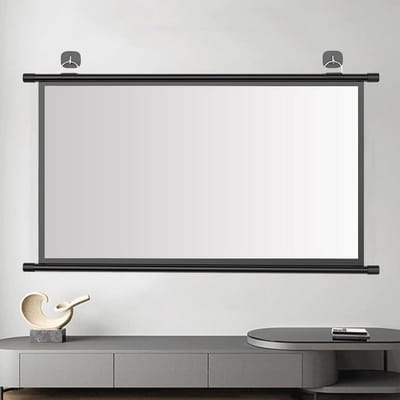Handmatig Pull Down Projectiescherm 4:3/16:9 voor Binnen en Buiten Bioscoop en Presentaties