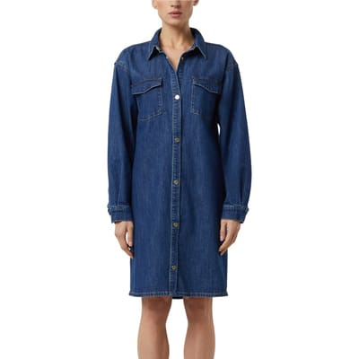 Comma Dresses Blue Denim Taglia: 40 | Abiti in T-Shirt Outlet | Donna | Blu